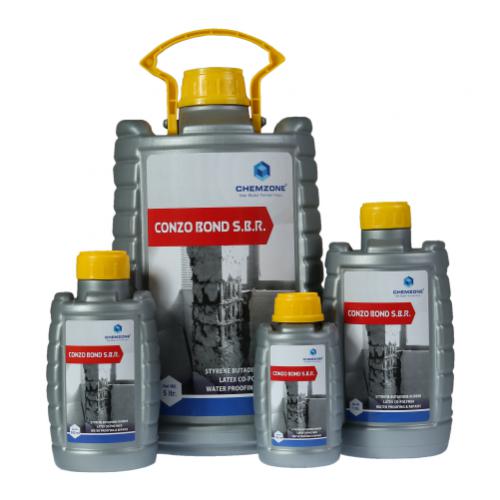 Chemzone Conzo Bond S.B.R. waterproofing and bonding container